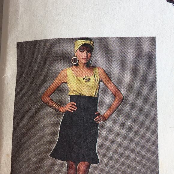 Vintage 1989 McCall's NY The Collection Sewing Pattern Jacket Tops Skirt Size 10 - Picture 3 of 13
